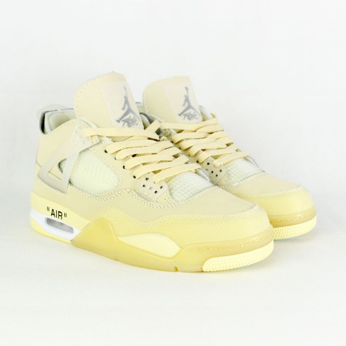 white x jordan 4 sail